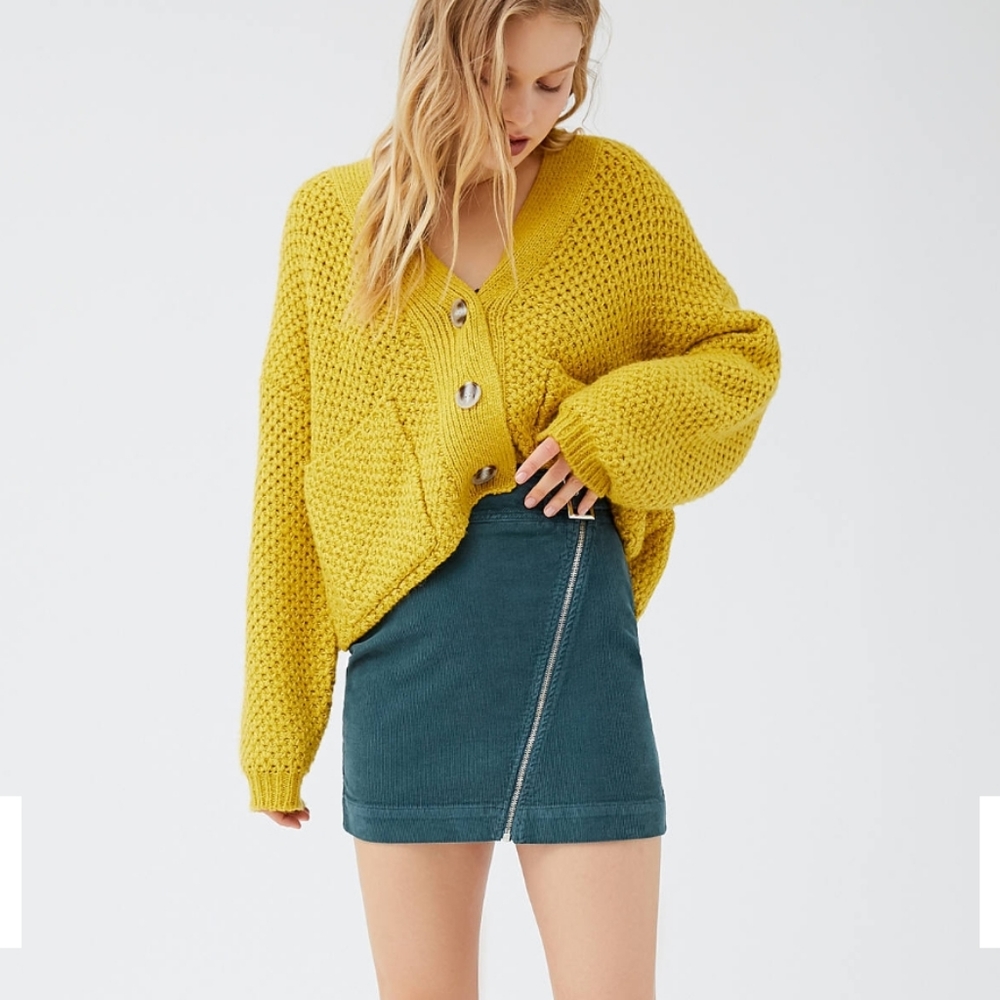 Urban Outfitters Harmony Corduroy Skirt in neutral - Picture 9 of 12